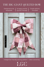 NEW Big Giant Quilted Bow Pattern