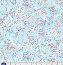 Fields of Faith Cherry Blossom Branches Cotton Fabric