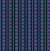 Royale Stained Glass Stripe Cotton Fabric