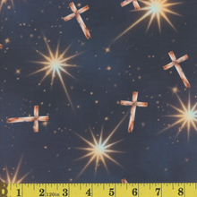 Bethlehem Star Peace On Earth Cotton Fabric