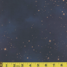 Bethlehem Star Starry Night Cotton Fabric