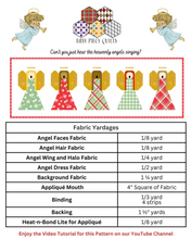 Angelic Choir Table Runner Pattern