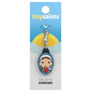 Tiny Saints Our Lady Marian Rubber Charms