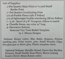 Tiny Treat Baskets Pattern