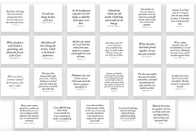 Wedding Themed Scripture Charm Square 23pc set