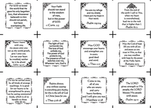 Pocket Prayer 48 Mini Charm Pack Fabric Panel