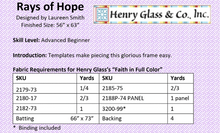 Rays of Hope Quilt Pattern