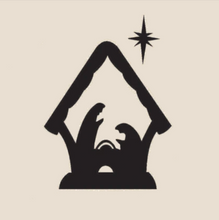 Nativity Large Laser Cut Fusible Fabric Applique