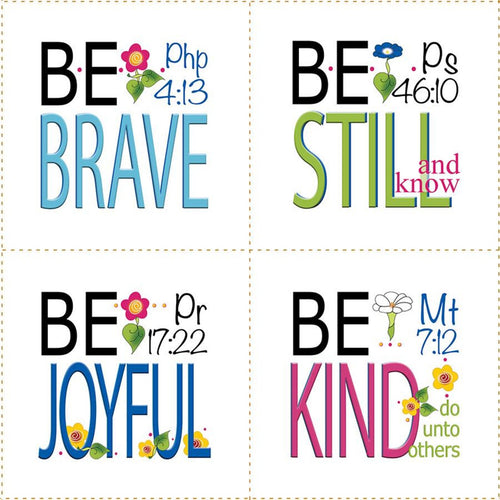 Be Scripture 3 inch block set