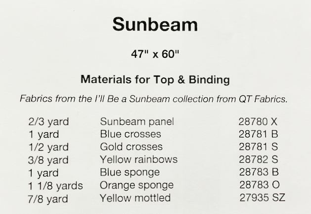 Sunbeam Cross Quilt Pattern – Heavenly Fabric Shop