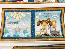 Two By Two Noah's Ark Soft Book Cotton Fabric Panel