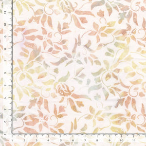 Scone Simple Abstract Florals Batik Cotton Fabric