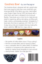 The Goodness Bowl Pattern