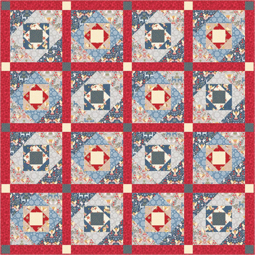 DIGITAL Peace and Joy Throw Quilt FREE PDF Pattern