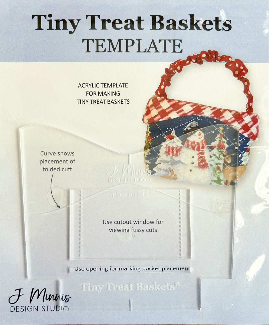 Tiny Treat Baskets Acrylic Template