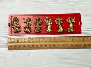 Vintage Golden Angels 6pc Craft Set