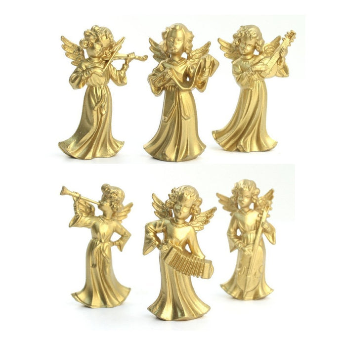 Vintage Golden Angels 6pc Craft Set