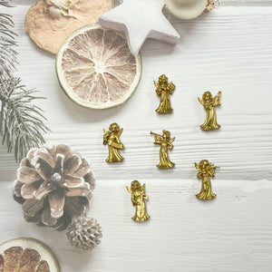 Vintage Golden Angels 6pc Craft Set