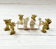 Vintage Golden Angels 6pc Craft Set