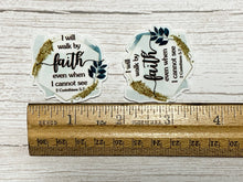 Walk By Faith 2 Corinthians 5:7 Planar Resin Flatback