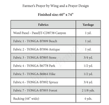 Farmer's Prayer Quilt Pattern