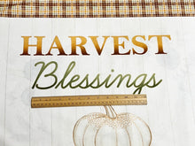 Autumn Elegance Harvest Blessings Metallic Cotton Fabric Panel