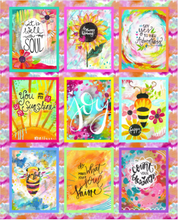 Joy Blooms Digitally Printed Cotton Fabric Panel