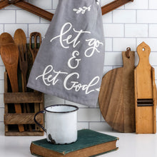 Let Go & Let God Cotton Tea Towel