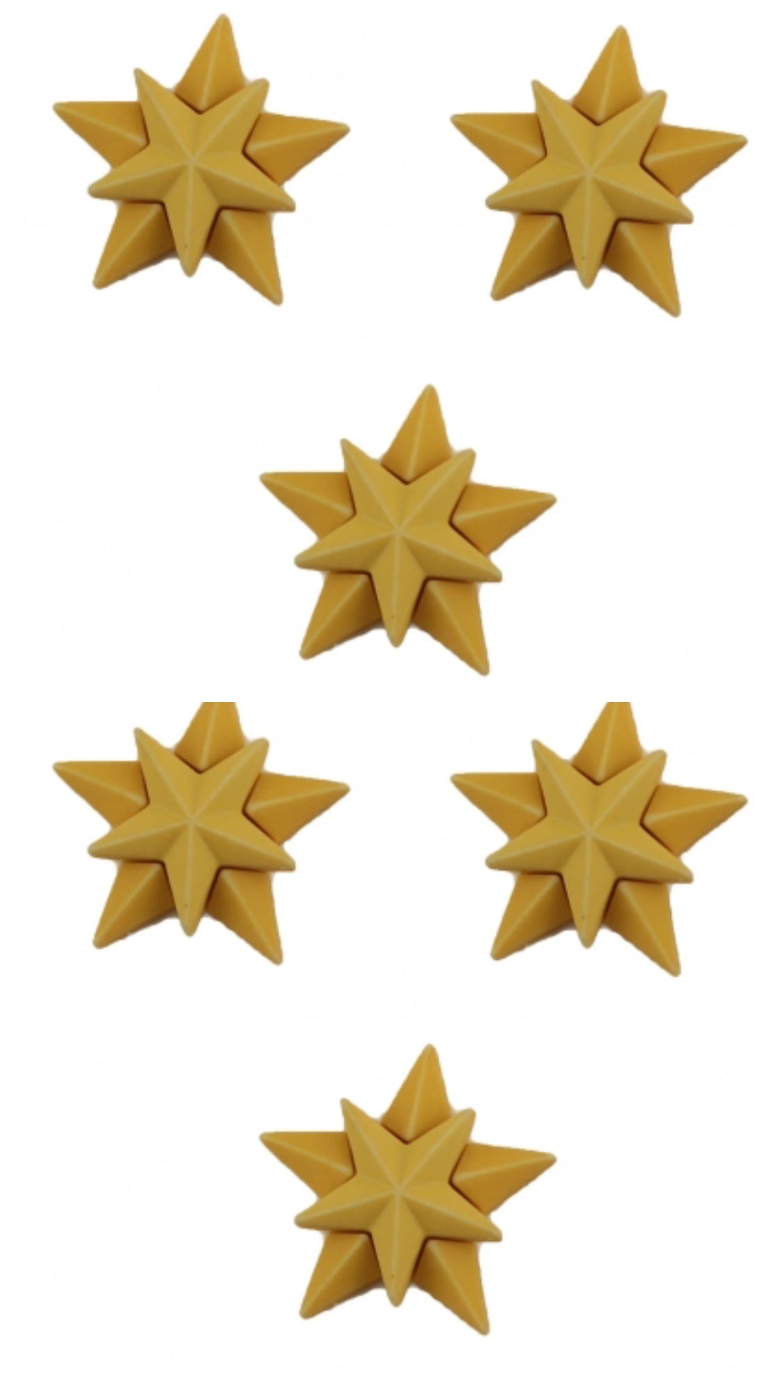 Large Christmas Stars Buttons Set – Heavenly Fabric Shop