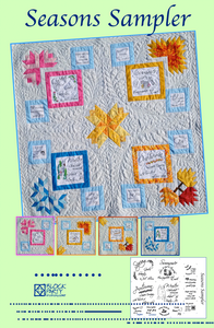 Seasons Sampler Quilt Pattern & Fabric Panel Kit