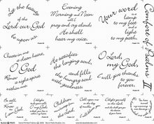 Psalms Bed Runner Quilt Pattern & Fabric Duo Panel Set