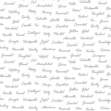 Appreciation Favorite Person Words White Cotton Fabric