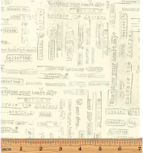 Be The Light Words of Truth Light Yellow Cotton Fabric