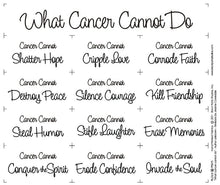 What Cancer Cannot Do Fabric Panel + FREE Quilt Pattern