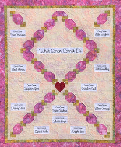 Ribbons of Hope Quilt Pattern & Fabric Panel Kit