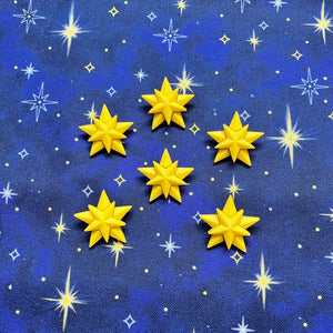 Christmas Star Buttons - by Bazooples