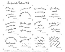 Wishing Stars Quilt Pattern & Comfort of Psalms VI Fabric Panel Kit
