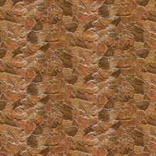 The Nativity Rust Flagstones Digitally Printed Cotton Fabric