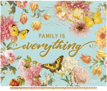 Uplifting Family Is Everything Cotton Fabric Panel