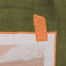 Give Thanks To The Lord Embroidered Cotton Tea Towel
