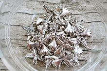Antique Silver Metal Angel Charms 30 ct