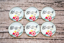 Blessed Floral Glass Dome Cabochons 6ct