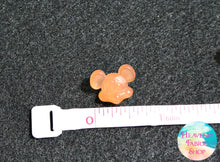 UV Solar Color Change Yellow to Orange Mickey-style Mouse Buttons Set