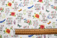 Garden Inspirations & Flowers Cotton Fabric