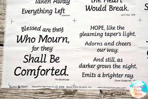 Survivor's Prayers Fabric Panel
