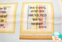 Blessings Inspiration Blocks Cotton Fabric Panel