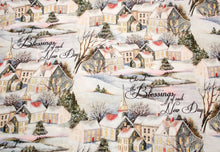 Wintervale Christmas Village Cotton Fabric