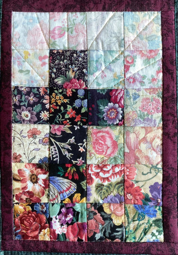 In The Garden Watercolor Mini Quilt Pattern Kit