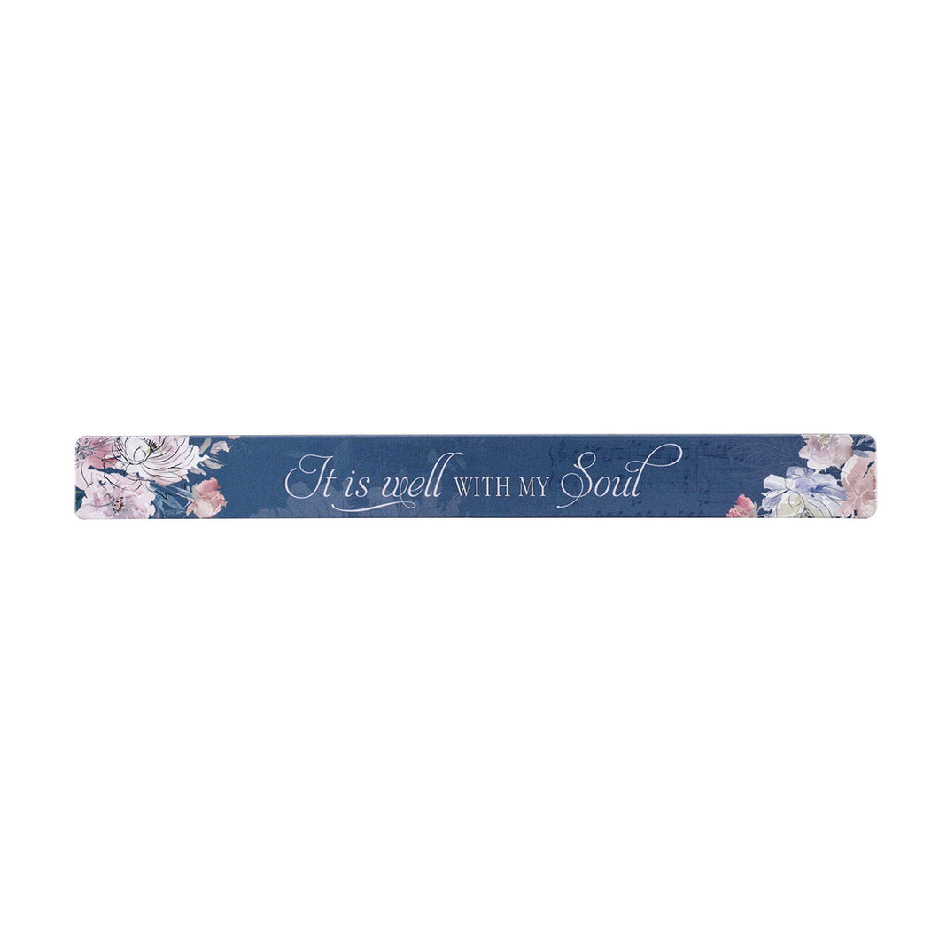 It Is Well With My Soul Scripture Strip Magnet