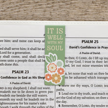 It Is Well With My Soul Scripture Magnetic Bookmarks Set